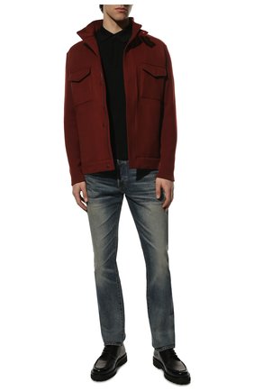 Мужская кашемировая куртка LORO PIANA бордового цвета, арт. FAM0357 | Фото 2 (Материал внешний: Кашемир, Шерсть; Рукава: Длинные; Длина (верхняя одежда): Короткие; Мужское Кросс-КТ: шерсть и кашемир; Кросс-КТ: Куртка; Стили: Кэжуэл)