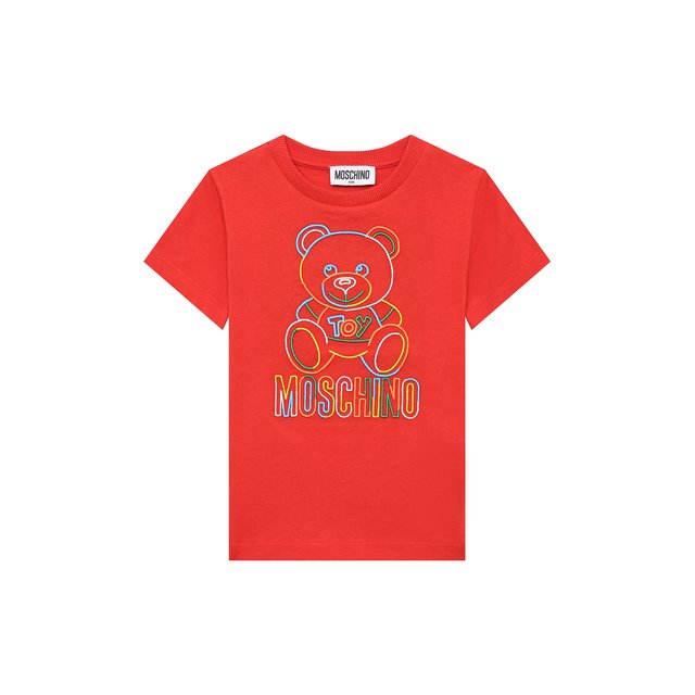 Хлопковая футболка Moschino HUM03F/LAA17/10A-14A