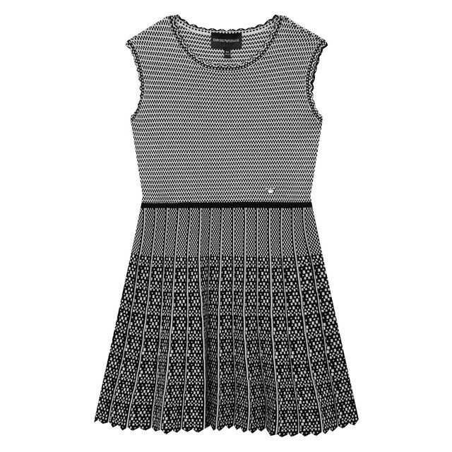 Платье из вискозы Emporio Armani