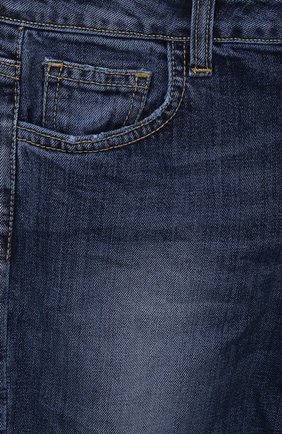 Детские джинсы MSGM KIDS синего цвета, арт. MS028916 | Фото 3 (Материал внешний: Хлопок; Детали: Потертости; Ростовка одежда: 10 - 11 лет | 140 - 146см, 12 лет | 152 см, 13 - 15 лет | 158 см, 6 лет | 116 см, 8 лет | 128 см)