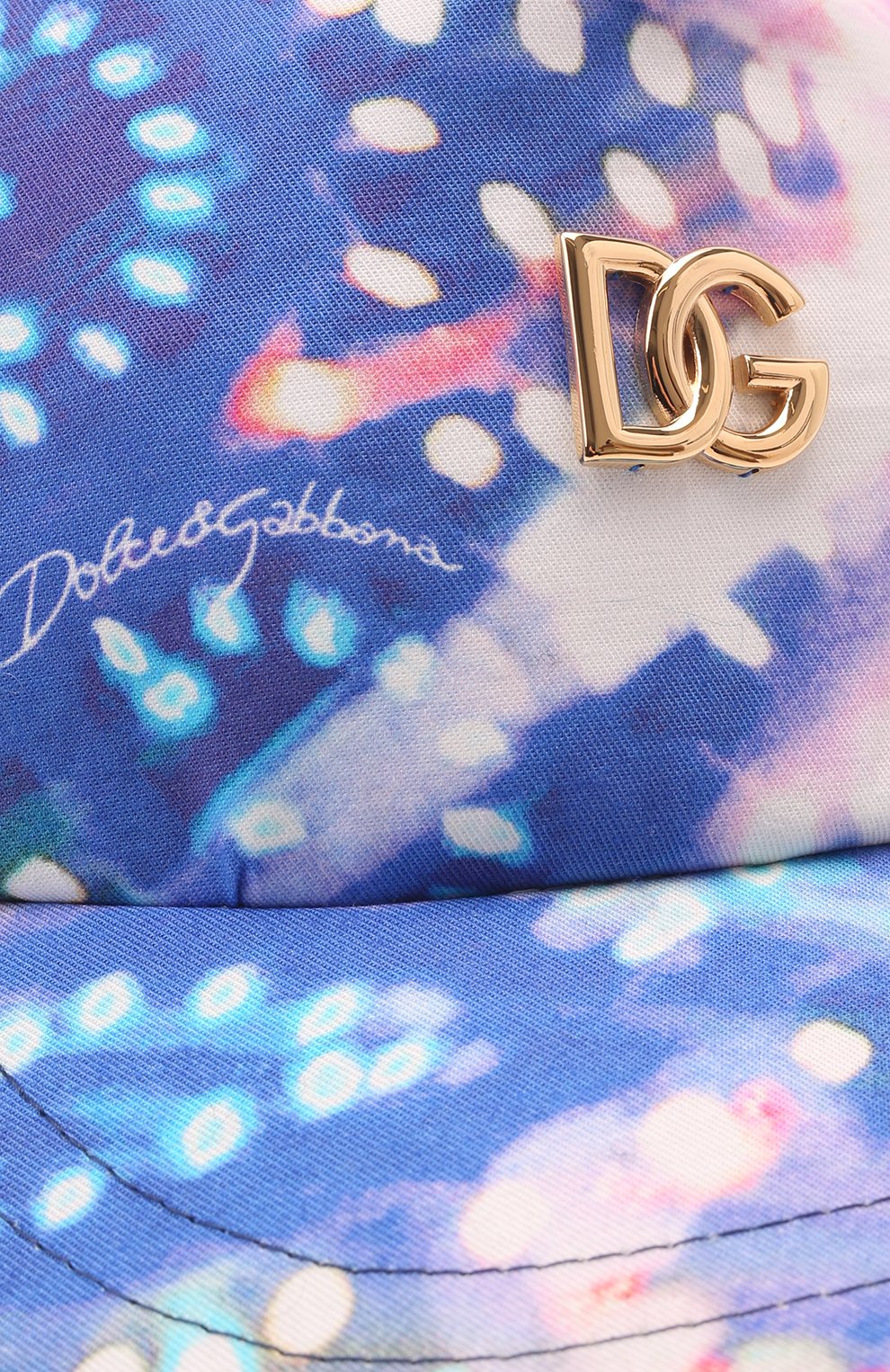 Детская хлопковая бейсболка DOLCE & GABBANA разноцветного цвета по цене 23650 руб., арт. LB4H80/G7CP9 | Фото 3 Детская хлопковая бейсболка DOLCE & GABBANA разноцветного цвета, арт. LB4H80/G7CP9 | Фото 3 (Материал: Текстиль, Хлопок)