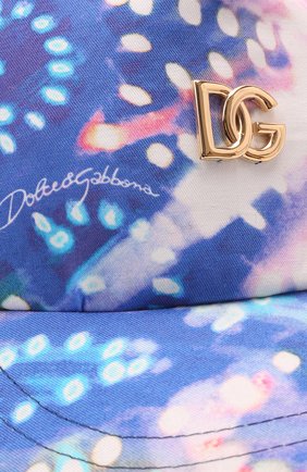 Детская хлопковая бейсболка DOLCE & GABBANA разноцветного цвета по цене 23650 руб., арт. LB4H80/G7CP9 | Фото 3 Детская хлопковая бейсболка DOLCE & GABBANA разноцветного цвета, арт. LB4H80/G7CP9 | Фото 3 (Материал: Текстиль, Хлопок)
