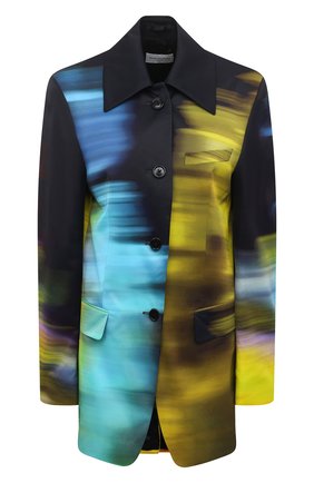 Женский жакет из вискозы и хлопка DRIES VAN NOTEN разноцветного цвета по цене 157000 руб., арт. 221-010405-4053 | Фото 1 Женский жакет из вискозы и хлопка DRIES VAN NOTEN разноцветного цвета, арт. 221-010405-4053 | Фото 1 (Материал внешний: Вискоза, Хлопок; Длина (для топов): Удлиненные; Рукава: Длинные; Материал подклада: Вискоза; Стили: Гламурный; Случай: Повседневный; Женское Кросс-КТ: Жакет-одежда; 1-2-бортные: Однобортные)