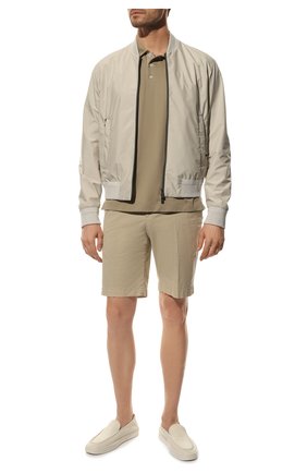 Мужское хлопковое поло CANALI бежевого цвета по цене 28100 руб., арт. T0238/MJ01495 | Фото 2 Мужское хлопковое поло CANALI бежевого цвета, арт. T0238/MJ01495 | Фото 2 (Рукава: Короткие; Длина (для топов): Стандартные; Материал внешний: Хлопок; Кросс-КТ: Трикотаж; Застежка: Пуговицы; Стили: Кэжуэл)