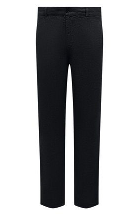 Мужские льняные брюки ASPESI темно-синего цвета, арт. S2 A CP42 C253 | Фото 1 (Длина (брюки, джинсы): Стандартные; Материал внешний: Лен; Случай: Повседневный; Силуэт М (брюки): Чиносы; Стили: Кэжуэл)