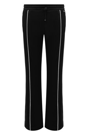 Мужские брюки AMIRI черного цвета, арт. PS22MPF024-001 | Фото 1 (Длина (брюки, джинсы): Стандартные; Материал внешний: Синтетический материал; Случай: Повседневный; Стили: Спорт-шик)