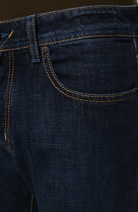 Мужские джинсы JACOB COHEN темно-синего цвета, арт. U Q M04 34 S 3736/178D | Фото 5 (Силуэт М (брюки): Прямые; Кросс-КТ: Деним; Длина (брюки, джинсы): Стандартные; Материал внешний: Хлопок, Деним; Стили: Кэжуэл)