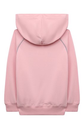 Детский хлопковое худи MOSCHINO светло-розового цвета по цене 18450 руб., арт. HUF05Q/LDA13/4A-8A | Фото 2 Детский хлопковое худи MOSCHINO светло-розового цвета, арт. HUF05Q/LDA13/4A-8A | Фото 2 (Рукава: Длинные; Материал внешний: Хлопок; Девочки Кросс-КТ: Худи-одежда; Ростовка одежда: 4 года | 104 см, 5 лет | 110 см, 6 лет | 116 см, 8 лет | 128 см)