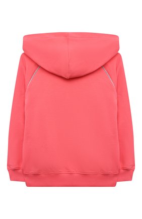 Детский хлопковое худи MOSCHINO кораллового цвета по цене 18450 руб., арт. HUF05Q/LDA13/4A-8A | Фото 2 Детский хлопковое худи MOSCHINO кораллового цвета, арт. HUF05Q/LDA13/4A-8A | Фото 2 (Материал внешний: Хлопок; Рукава: Длинные; Девочки Кросс-КТ: Худи-одежда; Ростовка одежда: 5 лет | 110 см, 6 лет | 116 см, 8 лет | 128 см)