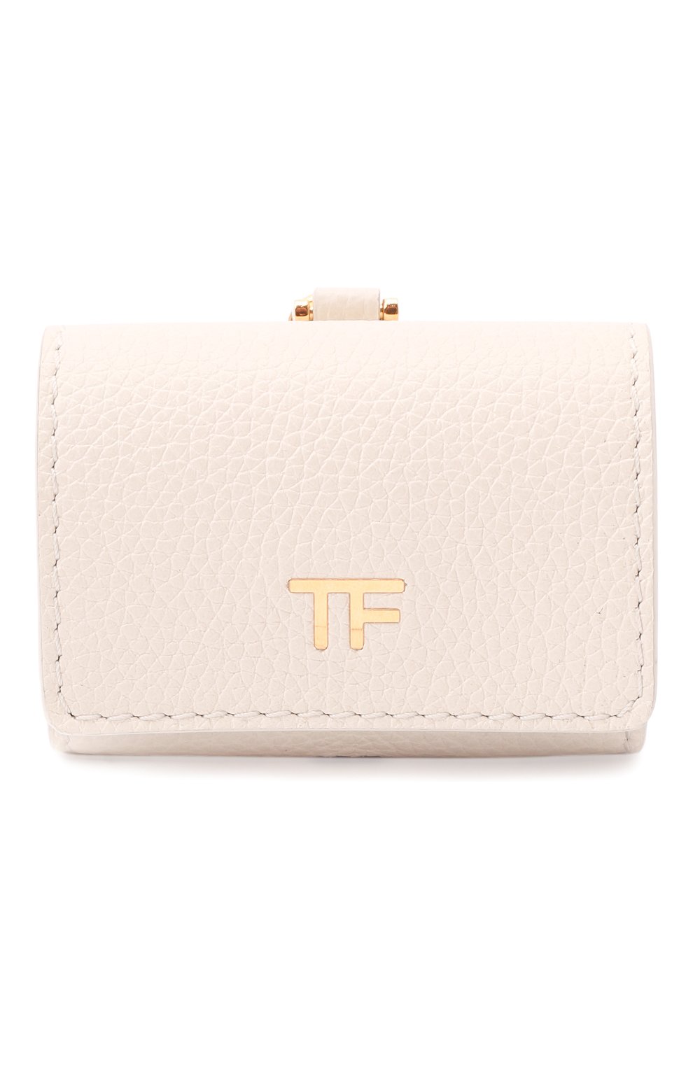 Кожаный чехол для airpods pro TOM FORD молочного цвета, арт. S0408T-LCL095 | Фото 1 (Материал: Натуральная кожа; Женское Кросс-КТ: Кожа AirPods)