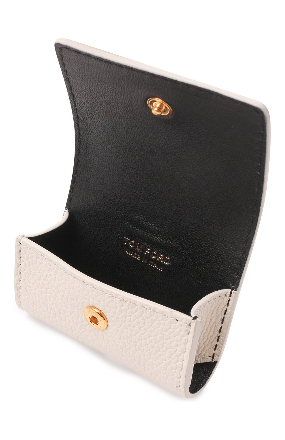 Кожаный чехол для airpods pro TOM FORD молочного цвета по цене 42650 руб., арт. S0408T-LCL095 | Фото 3 Кожаный чехол для airpods pro TOM FORD молочного цвета, арт. S0408T-LCL095 | Фото 3 (Материал: Натуральная кожа; Женское Кросс-КТ: Кожа AirPods)