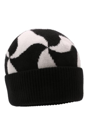 Мужская шерстяная шапка BOTTEGA VENETA черно-белого цвета, арт. 691708/V1SF0 | Фото 1 (Материал: Шерсть, Текстиль; Кросс-КТ: Трикотаж)