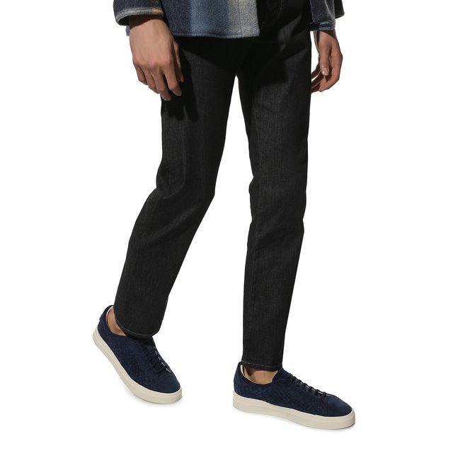 фото Замшевые кеды santoni