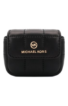 Кожаный чехол для airpods pro MICHAEL MICHAEL KORS черного цвета по цене 11500 руб., арт. 34H1GTMC2L | Фото 1 Кожаный чехол для airpods pro MICHAEL MICHAEL KORS черного цвета, арт. 34H1GTMC2L | Фото 1 (Материал: Натуральная кожа; Женское Кросс-КТ: Кожа AirPods)