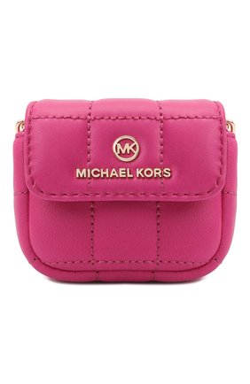 Кожаный чехол для airpods pro MICHAEL MICHAEL KORS фуксия цвета по цене 11500 руб., арт. 34H1LTMC2L | Фото 1 Кожаный чехол для airpods pro MICHAEL MICHAEL KORS фуксия цвета, арт. 34H1LTMC2L | Фото 1 (Материал: Натуральная кожа; Женское Кросс-КТ: Кожа AirPods)
