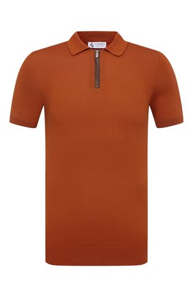 Мужское хлопковое поло IL BORGO CASHMERE коричневого цвета по цене 59750 руб., арт. 56-1963M0DG0 | Фото 1 Мужское хлопковое поло IL BORGO CASHMERE коричневого цвета, арт. 56-1963M0DG0 | Фото 1 (Рукава: Короткие; Материал внешний: Хлопок; Длина (для топов): Стандартные; Кросс-КТ: Трикотаж; Застежка: Молния; Стили: Кэжуэл)