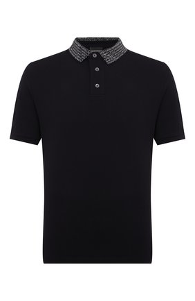 Мужское хлопковое поло EMPORIO ARMANI темно-синего цвета по цене 13750 руб., арт. 3L1FAQ/1JPTZ | Фото 1 Мужское хлопковое поло EMPORIO ARMANI темно-синего цвета, арт. 3L1FAQ/1JPTZ | Фото 1 (Материал внешний: Хлопок; Длина (для топов): Стандартные; Рукава: Короткие; Застежка: Пуговицы; Стили: Кэжуэл)