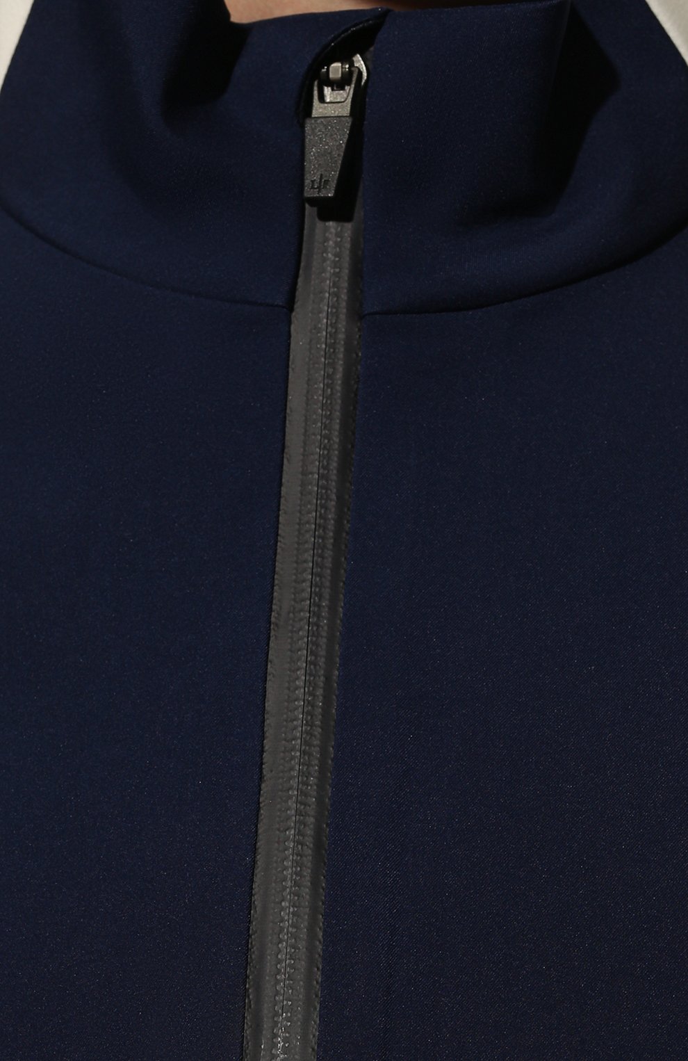 Мужской жилет LORO PIANA темно-синего цвета, арт. FAL4781 | Фото 5 (Кросс-КТ: Куртка; Материал внешний: Синтетический материал; Материал подклада: Синтетический материал; Длина (верхняя одежда): Короткие; Стили: Кэжуэл)