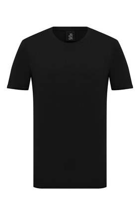 Мужская футболка THOM KROM черного цвета, арт. M TS 635 | Фото 1 (Рукава: Короткие; Длина (для топов): Стандартные; Материал внешний: Синтетический материал, Хлопок; Принт: Без принта; Стили: Кэжуэл)