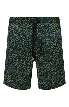 Мужские плавки-шорты VILEBREQUIN зеленого цвета, арт. OKOU2B35/390 | Фото 1 (Материал внешний: Синтетический материал; Принт: С принтом; Мужское Кросс-КТ: плавки-шорты)