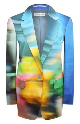 Женский жакет из вискозы и хлопка DRIES VAN NOTEN разноцветного цвета по цене 153000 руб., арт. 221-010429-4052 | Фото 1 Женский жакет из вискозы и хлопка DRIES VAN NOTEN разноцветного цвета, арт. 221-010429-4052 | Фото 1 (Длина (для топов): Удлиненные; Материал внешний: Вискоза, Хлопок; Материал подклада: Вискоза; Рукава: Длинные; Женское Кросс-КТ: Жакет-одежда; 1-2-бортные: Однобортные; Случай: Повседневный; Стили: Романтичный)