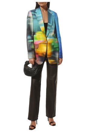 Женский жакет из вискозы и хлопка DRIES VAN NOTEN разноцветного цвета по цене 153000 руб., арт. 221-010429-4052 | Фото 2 Женский жакет из вискозы и хлопка DRIES VAN NOTEN разноцветного цвета, арт. 221-010429-4052 | Фото 2 (Длина (для топов): Удлиненные; Материал внешний: Вискоза, Хлопок; Материал подклада: Вискоза; Рукава: Длинные; Женское Кросс-КТ: Жакет-одежда; 1-2-бортные: Однобортные; Случай: Повседневный; Стили: Романтичный)