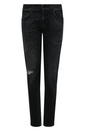 Мужские джинсы 7 FOR ALL MANKIND темно-серого цвета по цене 31400 руб., арт. JSMXB900GR | Фото 1 Мужские джинсы 7 FOR ALL MANKIND темно-серого цвета, арт. JSMXB900GR | Фото 1 (Материал внешний: Хлопок, Деним; Длина (брюки, джинсы): Стандартные; Кросс-КТ: Деним; Силуэт М (брюки): Прямые; Детали: Потертости; Стили: Кэжуэл)