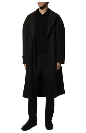 Мужские хлопковые брюки RICK OWENS черного цвета по цене 62200 руб., арт. RU01B1390/P | Фото 2 Мужские хлопковые брюки RICK OWENS черного цвета, арт. RU01B1390/P | Фото 2 (Длина (брюки, джинсы): Стандартные; Материал внешний: Хлопок; Случай: Повседневный; Стили: Минимализм)