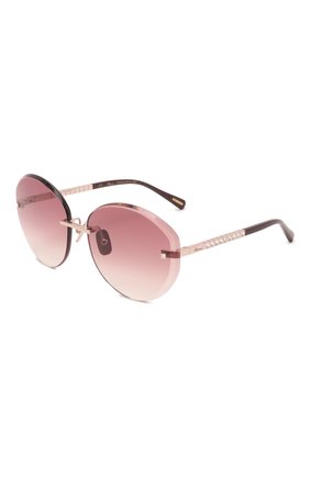 Женские солнцезащитные очки CHOPARD розового цвета, арт. D43S A39 | Фото 1 (Тип очков: С/з; Оптика Гендер: оптика-женское; Очки форма: Круглые)