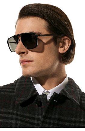 Мужские солнцезащитные очки CHOPARD черного цвета, арт. 291 700P | Фото 2 (Тип очков: С/з; Кросс-КТ: С/з-мужское; Оптика Гендер: оптика-мужское; Очки форма: Квадратные)