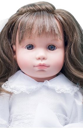 Детского кукла нелли ASI белого цвета, арт. 1250130 | Фото 2 (Материал: Резина)