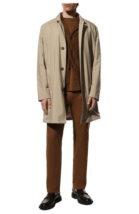 Мужские брюки изо льна и хлопка LORO PIANA коричневого цвета по цене 59950 руб., арт. FAI1646 | Фото 2 Мужские брюки изо льна и хлопка LORO PIANA коричневого цвета, арт. FAI1646 | Фото 2 (Материал внешний: Хлопок, Лен; Длина (брюки, джинсы): Стандартные; Случай: Повседневный; Стили: Кэжуэл)