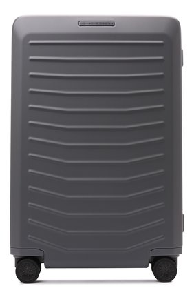 Мужской дорожный чемодан PORSCHE DESIGN серого цвета, арт. 0RI05502 | Фото 1 (Материал: Пластик; Размер: large)
