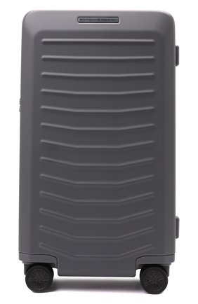 Женский дорожный чемодан PORSCHE DESIGN серого цвета, арт. 0RI05510 | Фото 1 (Материал: Пластик; Размер: large)
