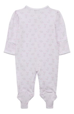 Детский хлопковый комбинезон KISSY KISSY розового цвета по цене 8750 руб., арт. KGQ07272N. | Фото 2 Детский хлопковый комбинезон KISSY KISSY розового цвета, арт. KGQ07272N. | Фото 2
