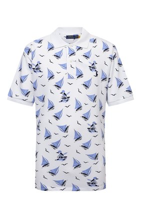 Мужское хлопковое поло POLO RALPH LAUREN белого цвета по цене 18750 руб., арт. 711860341/PRL BS | Фото 1 Мужское хлопковое поло POLO RALPH LAUREN белого цвета, арт. 711860341/PRL BS | Фото 1 (Материал внешний: Хлопок; Длина (для топов): Удлиненные; Рукава: Короткие; Стили: Кэжуэл; Застежка: Пуговицы; Big sizes: Big Sizes)