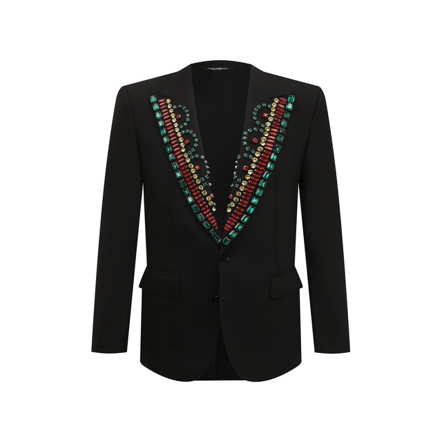 Шерстяной пиджак Dolce & Gabbana G2PQ4Z/GEZF5