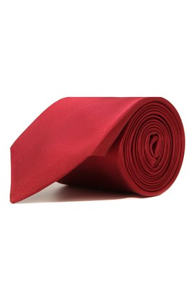 Мужской шелковый галстук LUIGI BORRELLI красного цвета, арт. CR4502048/LC | Фото 1 (Материал: Текстиль, Шелк; Принт: Без принта)