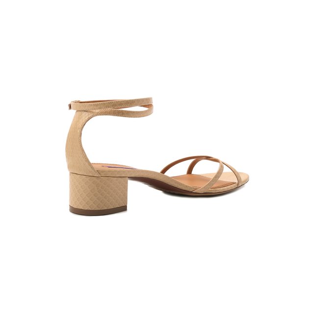 фото Босоножки pearlina из кожи змеи ralph lauren