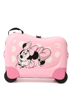 Детский дорожный чемодан на колесиках SAMSONITE розового цвета, арт. 43C-90001 | Фото 1 (Материал: Экокожа; Ограничения доставки: oversized)