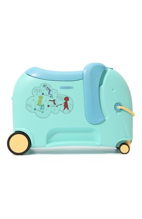 Детский дорожный чемодан на колесиках SAMSONITE голубого цвета, арт. CT2-11001 | Фото 1 (Материал: Экокожа; Ограничения доставки: oversized)
