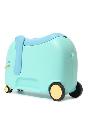 Детский дорожный чемодан на колесиках SAMSONITE голубого цвета, арт. CT2-11001 | Фото 2 (Материал: Экокожа; Ограничения доставки: oversized)