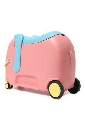 Детский дорожный чемодан на колесиках SAMSONITE розового цвета, арт. CT2-90001 | Фото 2 (Материал: Экокожа; Ограничения доставки: oversized)