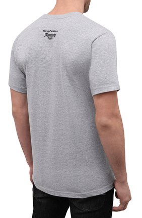Мужская хлопковая футболка HARLEY-DAVIDSON серого цвета, арт. R004298 | Фото 4 (Рукава: Короткие; Стили: Панк; Принт: С принтом; Материал внешний: Хлопок)