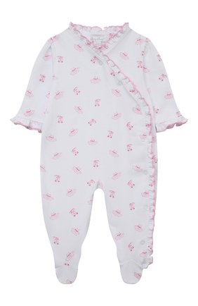 Детский хлопковый комбинезон KISSY KISSY розового цвета по цене 9450 руб., арт. KGQ04506N. | Фото 1 Детский хлопковый комбинезон KISSY KISSY розового цвета, арт. KGQ04506N. | Фото 1