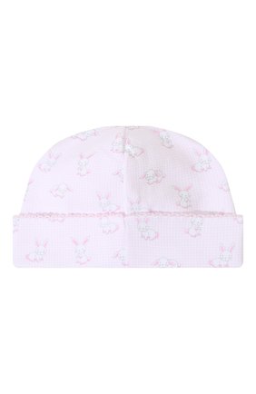 Детского хлопковая шапка KISSY KISSY розового цвета, арт. KG507281N. | Фото 2 (Материал: Текстиль, Хлопок)