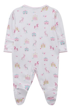 Детский хлопковый комбинезон KISSY KISSY розового цвета по цене 8500 руб., арт. KGQ04435N. | Фото 2 Детский хлопковый комбинезон KISSY KISSY розового цвета, арт. KGQ04435N. | Фото 2