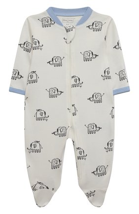 Детский хлопковый комбинезон KISSY KISSY синего цвета по цене 9930 руб., арт. XBQ00036N. | Фото 1 Детский хлопковый комбинезон KISSY KISSY синего цвета, арт. XBQ00036N. | Фото 1