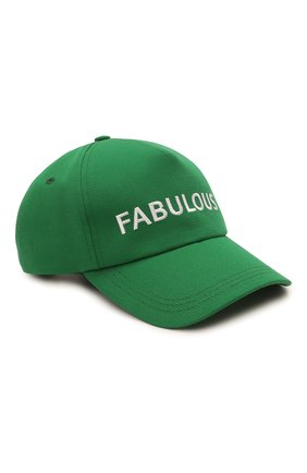 Женская хлопковая бейсболка SEVEN LAB зеленого цвета, арт. CAP-F green | Фото 1 (Материал: Текстиль, Хлопок)