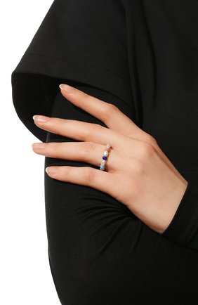 Женское кольцо кружок HIAYNDERFYT разноцветного цвета, арт. 1-1WMKR | Фото 2 (Материал: Пластик)